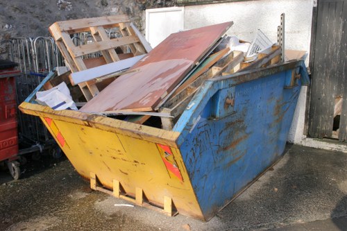 Electric waste collection trucks in Central London