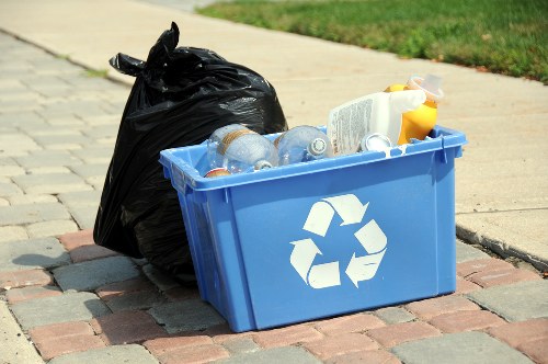 Modern recycling techniques for builders waste in Aldgate