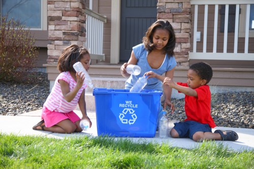 Recycling facility handling builders waste efficiently