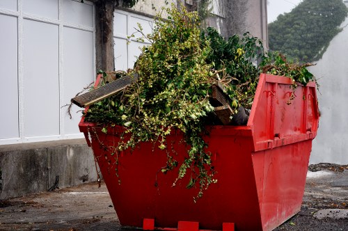 Modern recycling process in urban construction